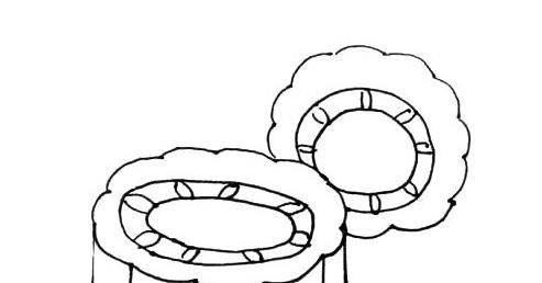 怎么画月饼的简笔画？