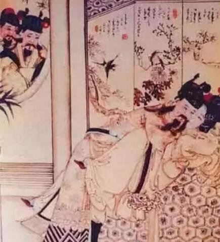 宋朝春画熙陵幸小周后图欣赏 元朝画家为抹黑宋朝皇室所作