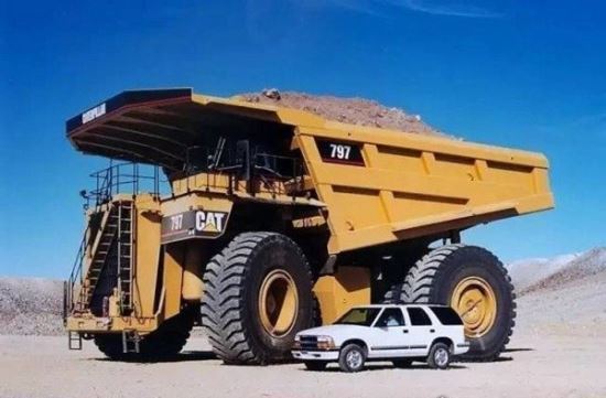 世界上最大的巨无霸车排行榜 徐工de400排第二(载重400吨)