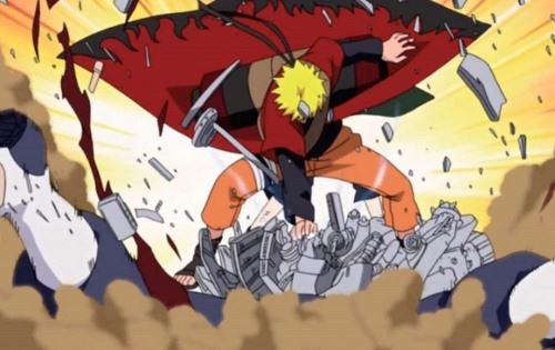 鸣人打佩恩是哪一集开始