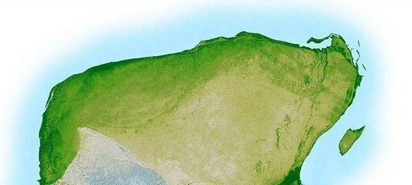 世界最大的陨石坑 希克苏鲁伯陨石坑直径180公里