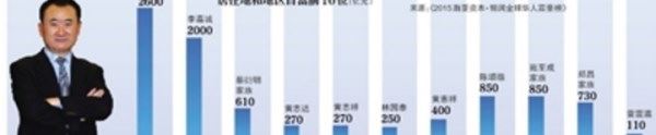 王健林家产多少亿?王健林资产构成 王健林家产图