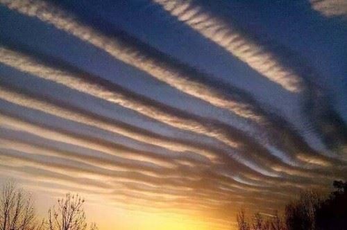 盘点各种地震云图片大全 最恐怖的地震云图片曝光