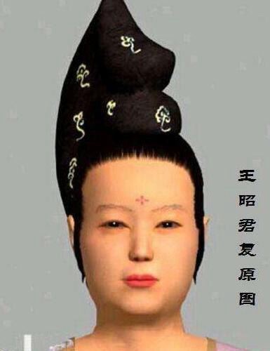中国古代四大美女复原图吓人 王昭君的容貌复原图是最丑