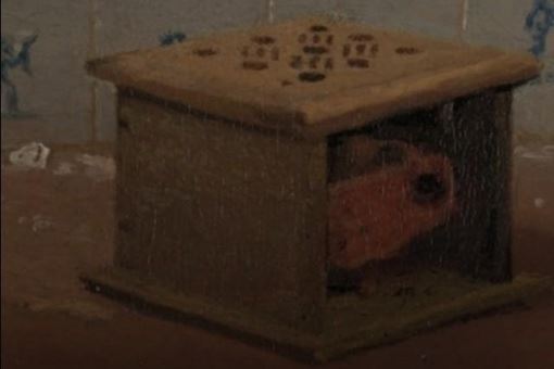 倒牛奶的女仆油画赏析