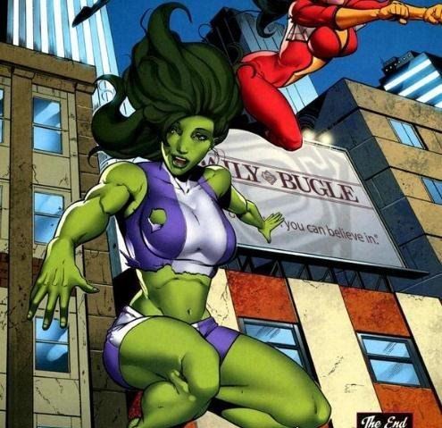 漫威超级英雄之女绿巨人 能够自由控制变身(已战死)