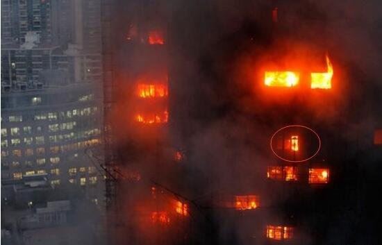 胶州路火灾后的灵异照片 大楼爬满鬼魂旧上海的火葬场