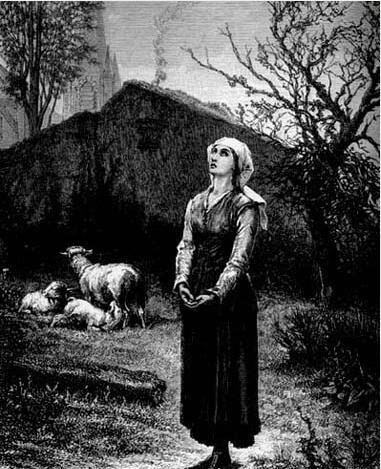 法国民族英雄圣女贞德的故事 耶稣派下来拯救法国的天使