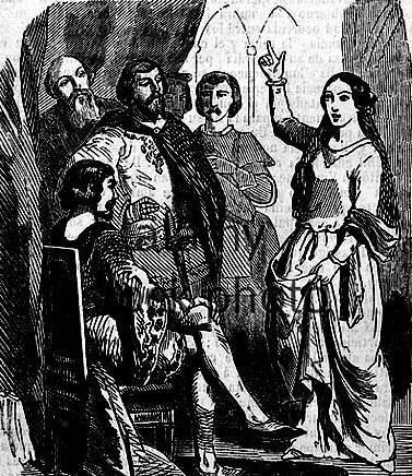 法国民族英雄圣女贞德的故事 耶稣派下来拯救法国的天使