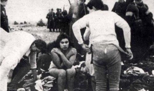 纳粹羞辱残杀妇女恐怖真实黑镜头 妇女儿童成为人体试验品