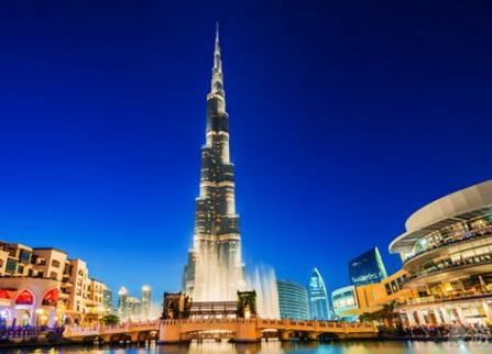 世界最高楼 哈利法塔828米