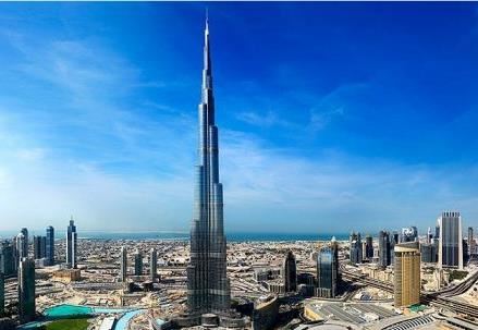 世界最高楼 哈利法塔828米