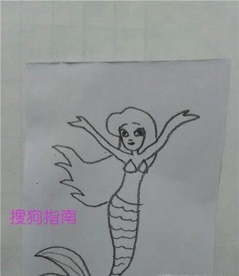 美人鱼简笔画怎么画 美人鱼的画法