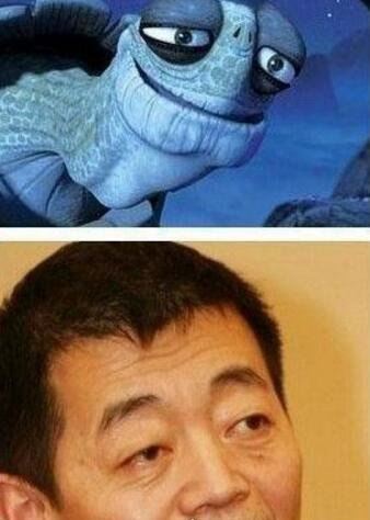盘点明星撞脸动物搞笑图片 牛头梗孙红雷最相似