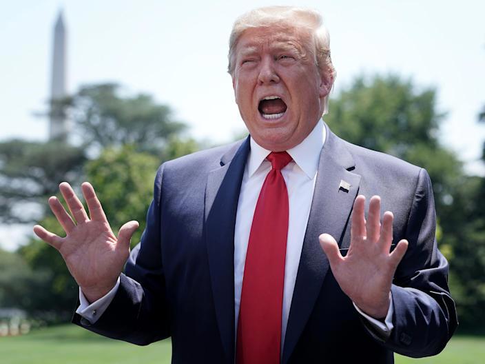 特朗普发表909字的声明，抱怨纽约对其业务进行了刑事调查