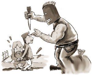 男子被同一女子连续打劫两次