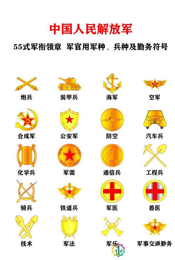中国的军衔等级及标志