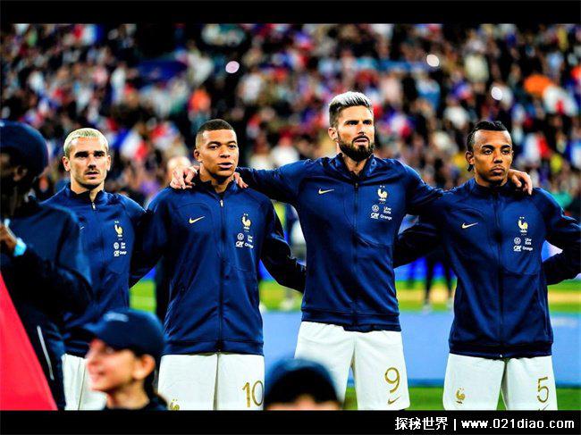 法国国家队球衣(主色为深蓝色)