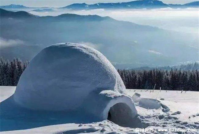 爱斯基摩人的冰屋,在冰里比外界温度高60℃(冰是绝缘体)