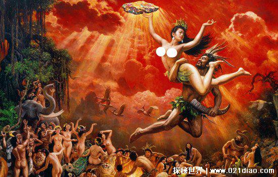 女娲吓人真身尸骨图片，人头蛇身面目狰狞(胆小勿入)