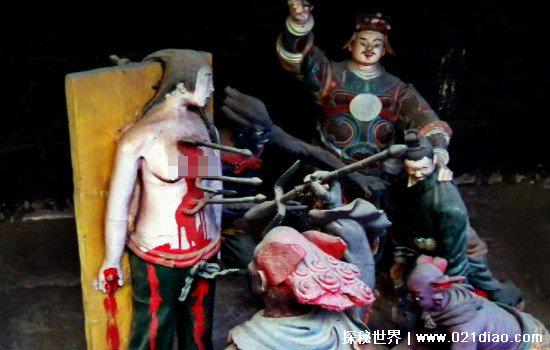 地狱18层真实照片，第十八层是刀锯地狱(受刑时间长到无法计算)