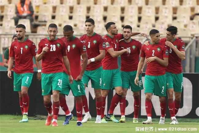 摩洛哥球队世界排名（第22位）