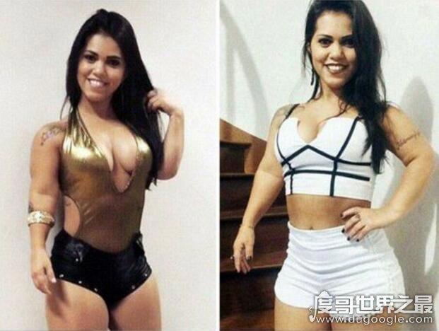 世界上最高的女模特，伊芙·亚玛逊2.03米(最矮的仅1.3米)