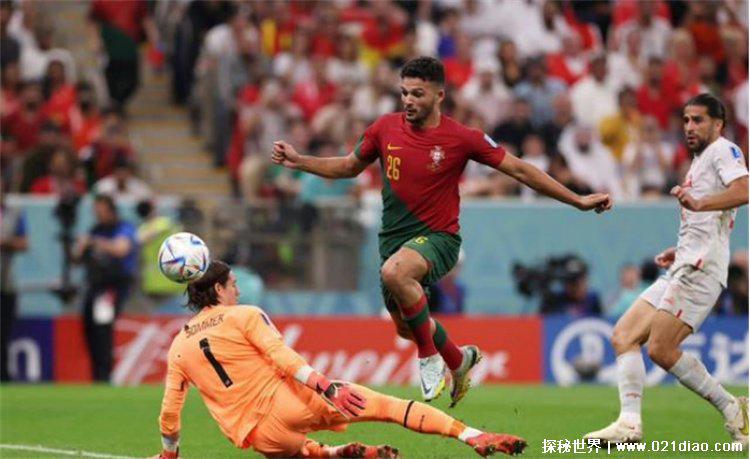 葡萄牙6-1淘汰瑞士晋级8强（与摩洛哥展开对决）