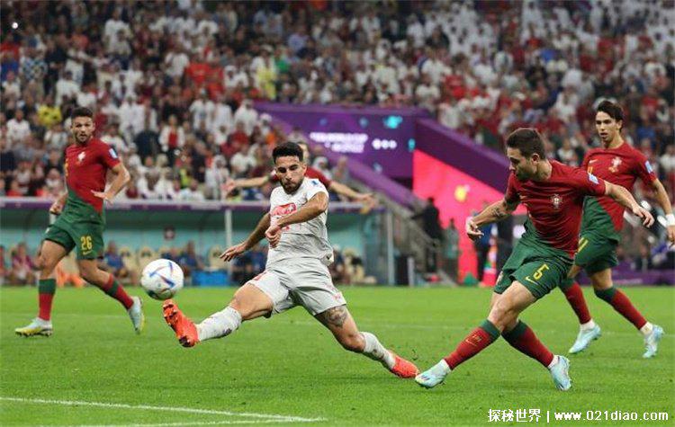 葡萄牙6-1淘汰瑞士晋级8强（与摩洛哥展开对决）