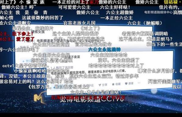 央视六公主是什么梗,CCTB-6非常任性且紧跟时事(注册信息为女)