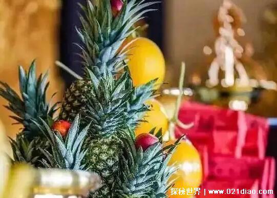 上供最好的五种水果，苹果/菠萝/火龙果/香蕉/橙子(祭祖敬神都行)