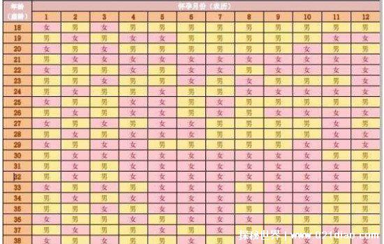 清宫表2021生男生女图准确性是多少,一半都没(千万不要被骗了)