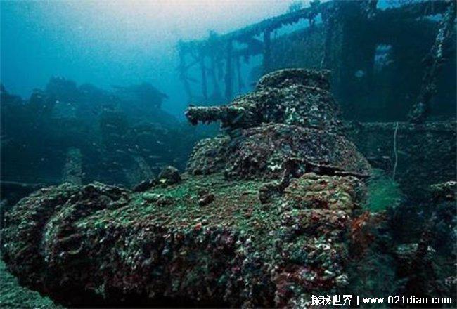 世界上最恐怖的地方之一，特鲁克泻湖 (沉船墓地)