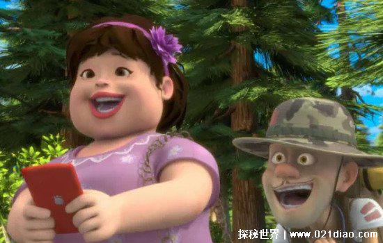 光头强妈妈真面目，颜值身材全都在线(和光头强一点都不像)