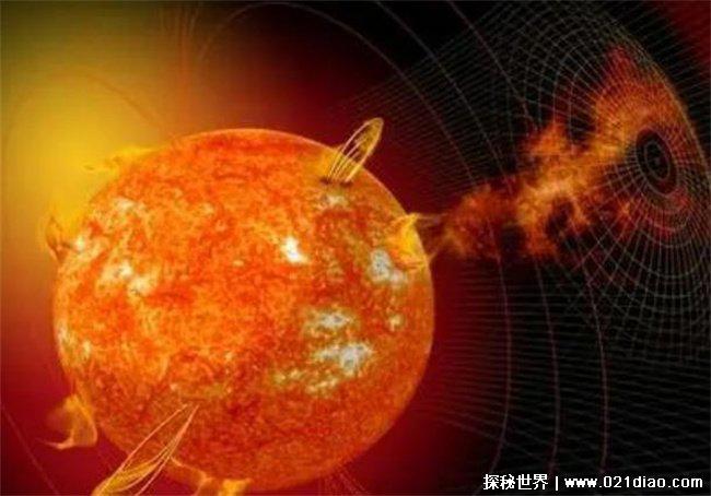 日冕物质抛射对地球的影响 电子设备被毁灭(破坏性高)