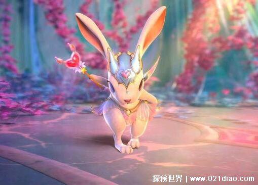 白光莹的神兽坐骑,神兽兔子(只是跟随在身边并没有化身成坐骑)