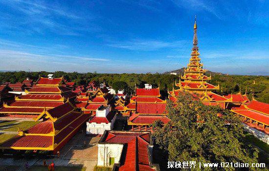 世界上最大的皇宫，曼德勒皇宫(占地面积400万平方米)