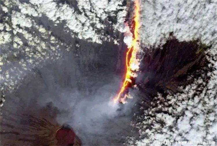 世界上最大的活火山，冒纳罗亚火山喷发(美国夏威夷)
