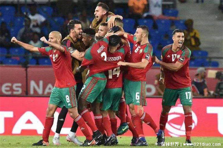 摩洛哥足球队世界杯排名（第22位）