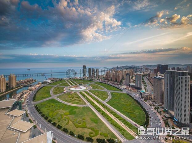 世界上最大的广场，大连星海广场(比天安门广场大4个)