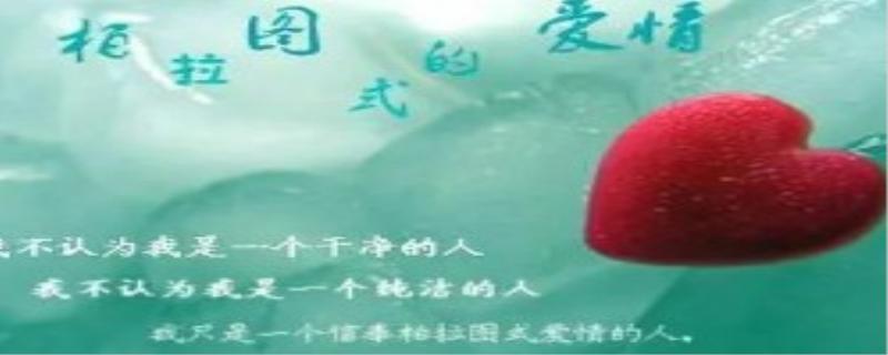 柏拉图式的爱情是什么意思