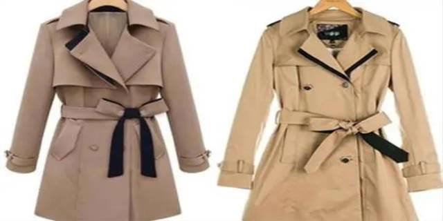 风衣蝴蝶结的系法