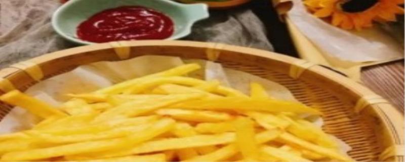 炸薯条不用冷冻的做法