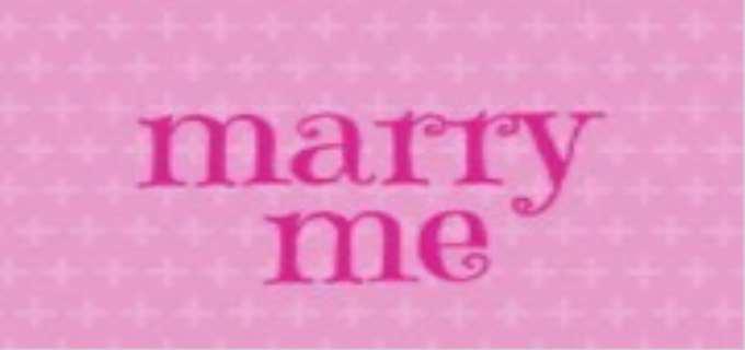 marry me什么意思中文