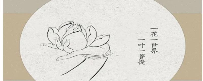 一花一世界一叶一菩提是什么意思