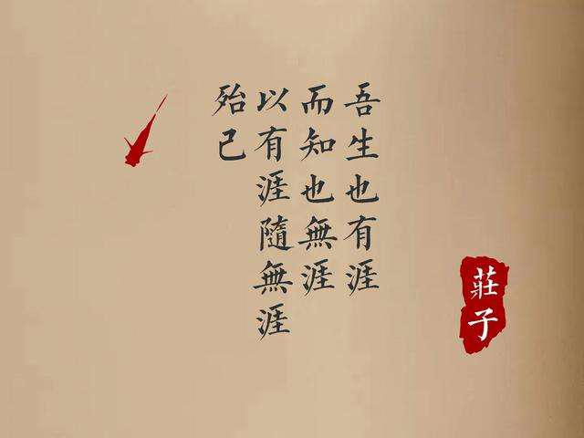 “吾生也有涯,而知也无涯”是什么意思?