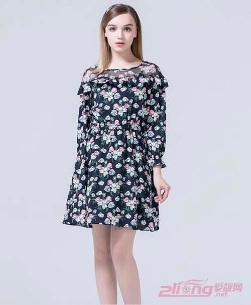 女生必备的浪漫唯美小碎花连衣裙