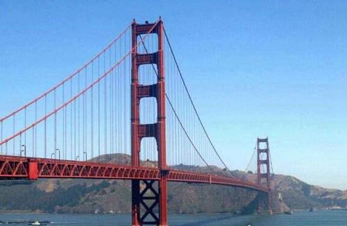 美国最长的桥 旧金山金门大桥总长度2737米
