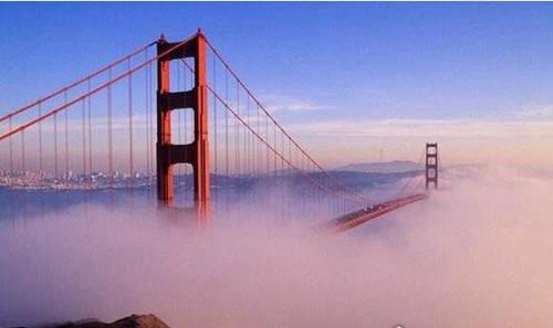 美国最长的桥 旧金山金门大桥总长度2737米