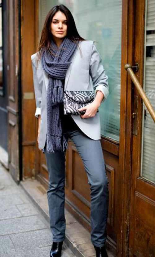 牛仔裤如何搭配西服